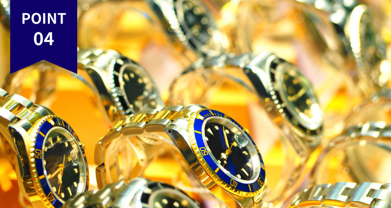 豊富な買取品目